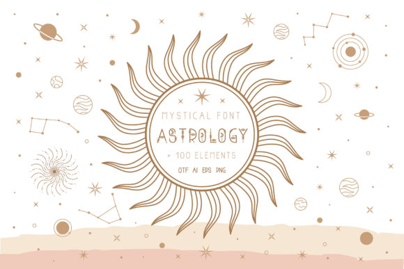 Astrology Font: A Mystical Touch for Modern Design