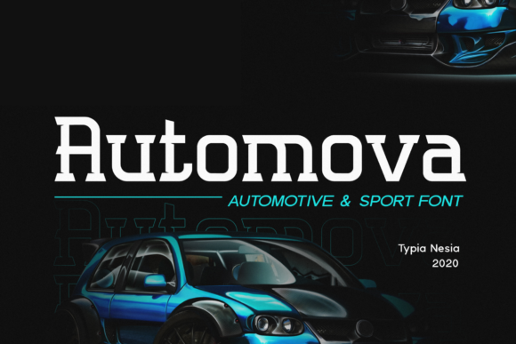 Automova: A Versatile Display Font for Creative Projects
