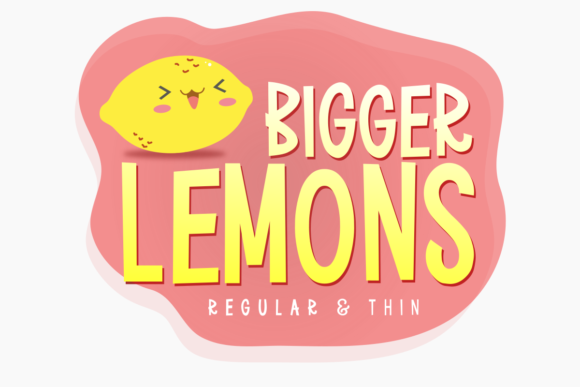 Bigger Lemons: A Font That Adds Flavor to Your Creative Projects