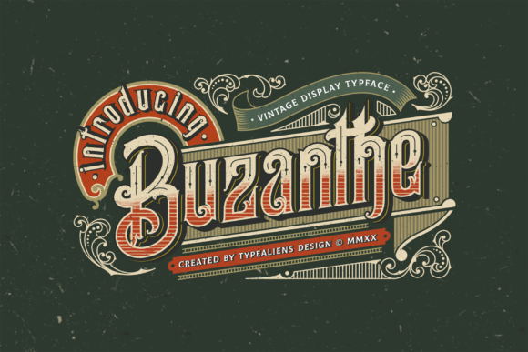Buzanthe: A Timeless Display Font for Modern Design Projects