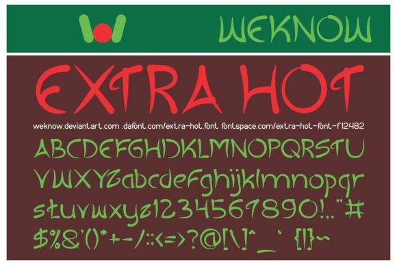 Extra Hot Font Adds Flair to Creative Projects