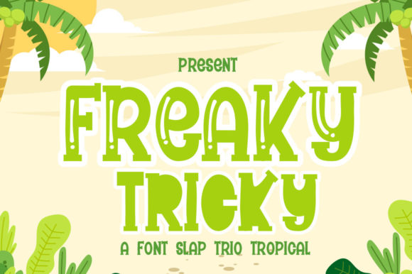 Freaky Tricky: The Quirky Display Font That Elevates Your Designs