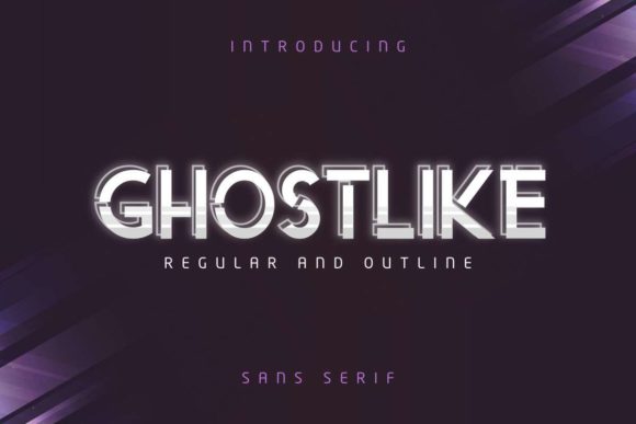 Ghostlike: A Bold Display Font That Elevates Creativity and Design