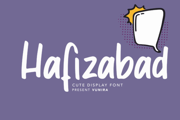 Hafizabad: A Joyful Display Font for Creative Projects