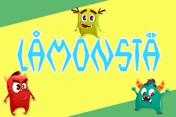 Lamonsta: A Playful Font That Brings Joy to Kids' Projects