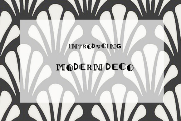 Modern Deco Font