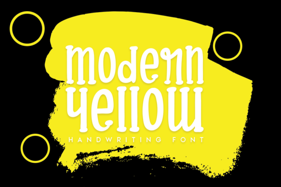 Modern Yellow: A Versatile Display Font for Creative Projects