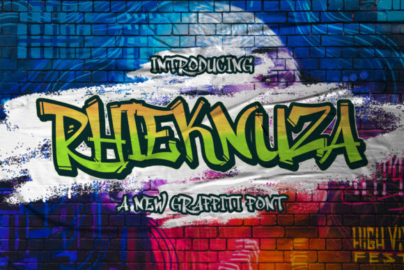 Rhieknuza: A Unique Display Font That Elevates Creativity and Design