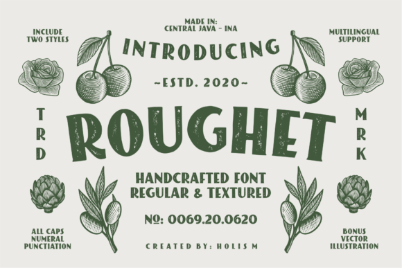 Roughet Font: Bold Creativity in Every Stroke