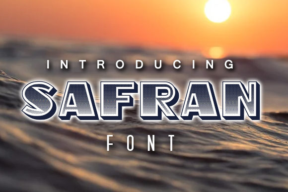 Safran: A Bold and Authentic Display Font That Elevates Creativity