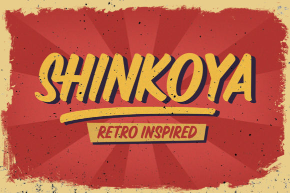 Shinkoya Font: A Vintage Touch for Modern Designs