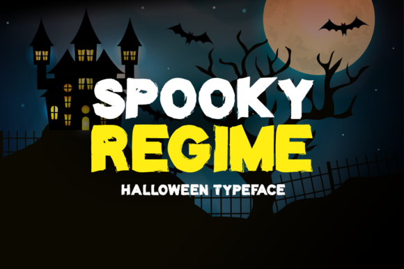 Spooky Regime: A Bold and Authentic Display Font for Creative Projects