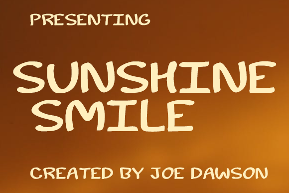 Sunshine Smile: A Playful Handwritten Font for Creative Projects