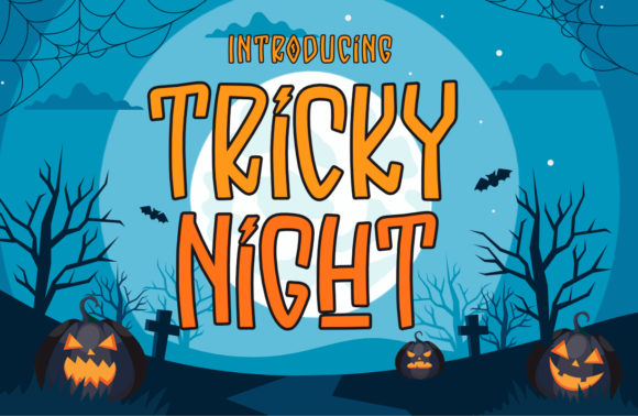 Tricky Night: A Quirky Font That Works in Surprising Ways