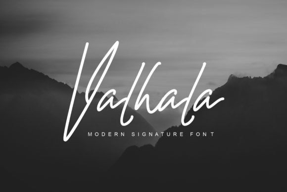 Valhala: A Font That Merges Timeless Elegance with Modern Versatility